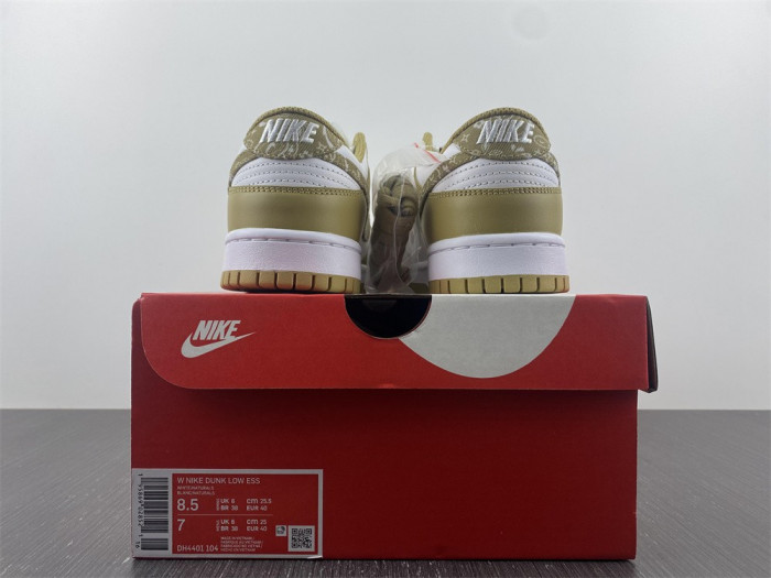nike dunk low essential paisley pack barley dh4401-104
