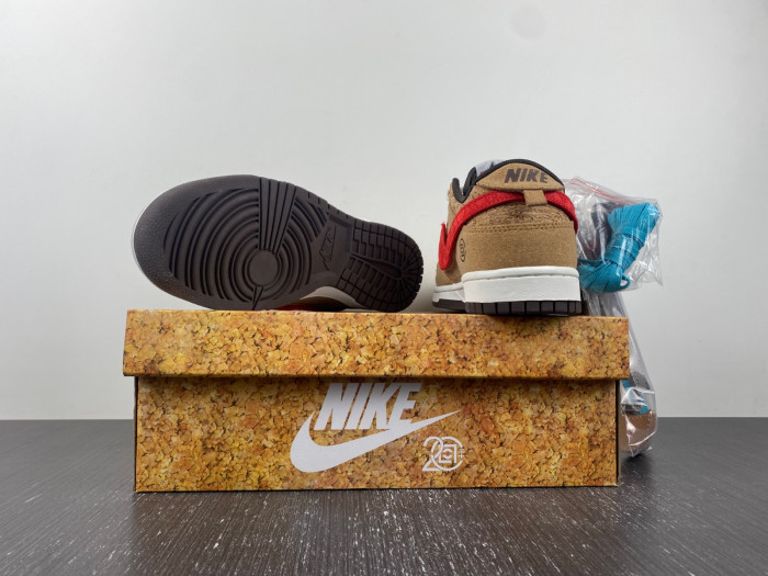 nike dunk low sp clot cork fn0317-121