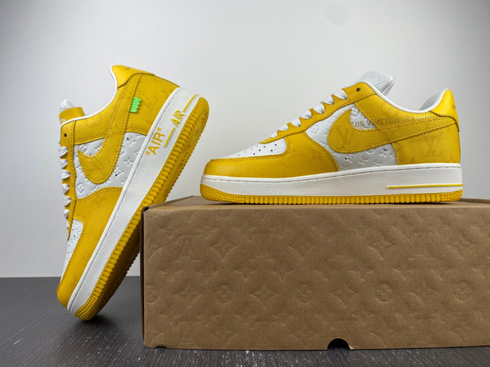 l**isV*t*n x nike air force lv yellow 20230213