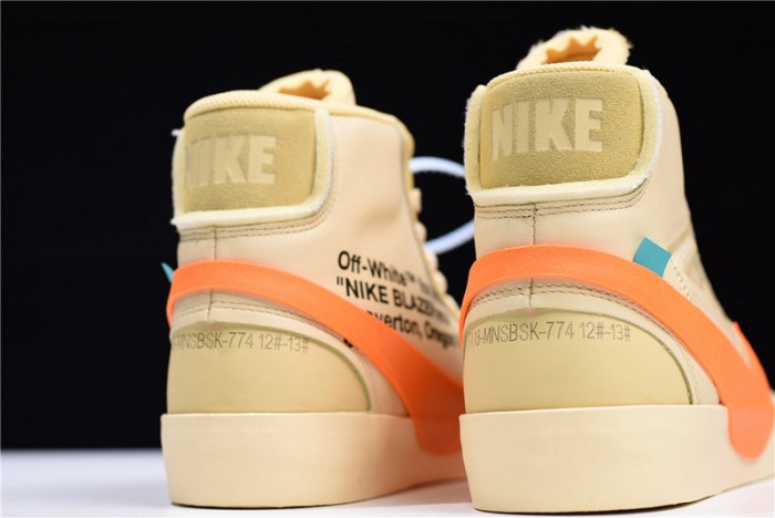 ow nike blazer studio mid pale vanilla aa3832-700