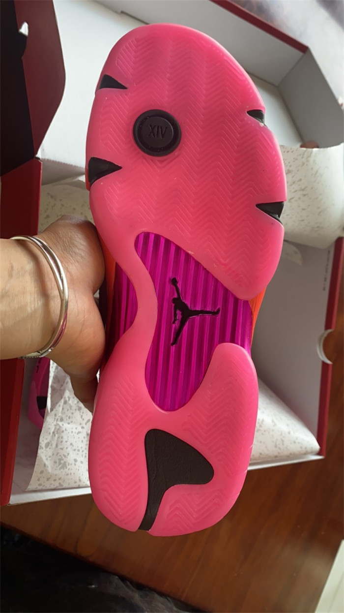air jordan 14 low shocking pink blast dh4121-600