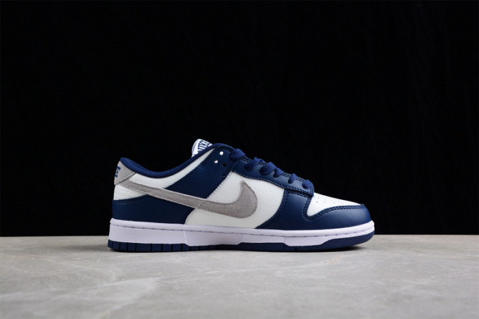 nike dunk low summit white midnight navy fd9749-400