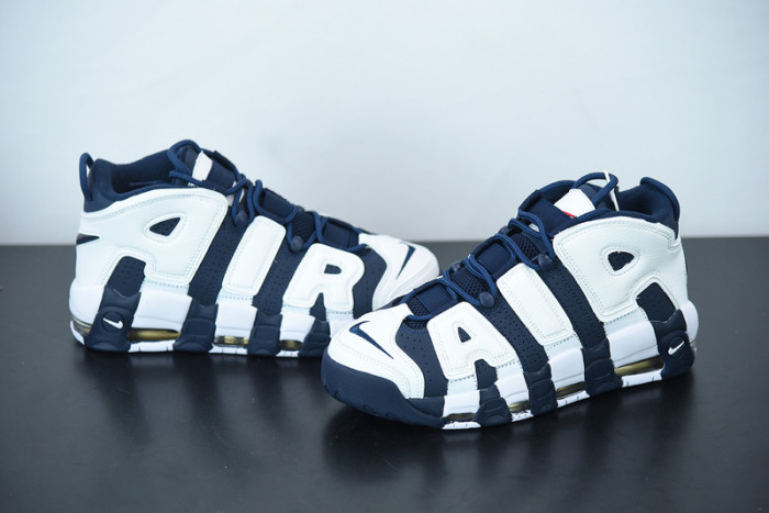 nike air more uptempo “olympic” white/midnight navy 414962-104