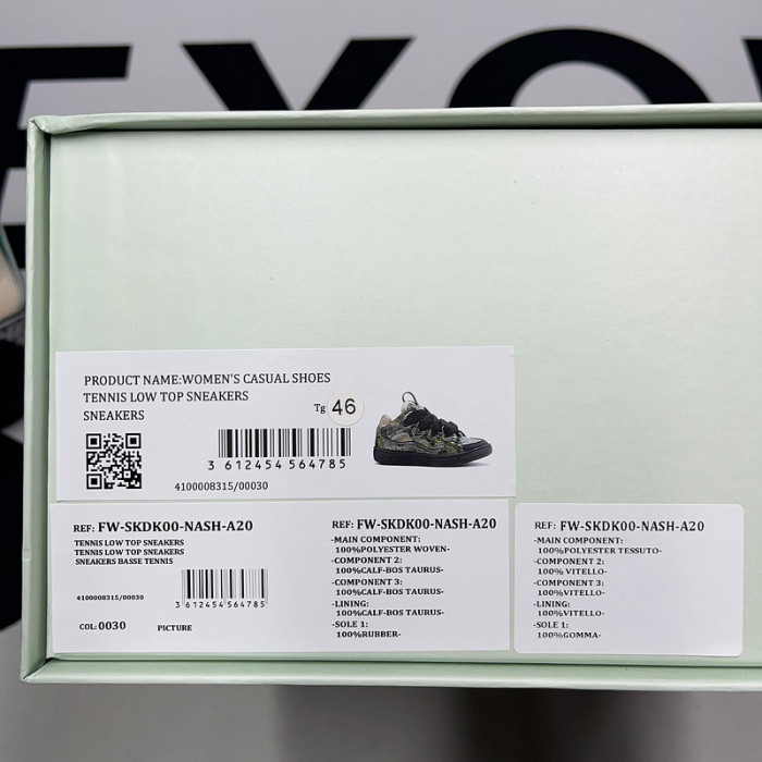 lanvin curb sneaker fy119