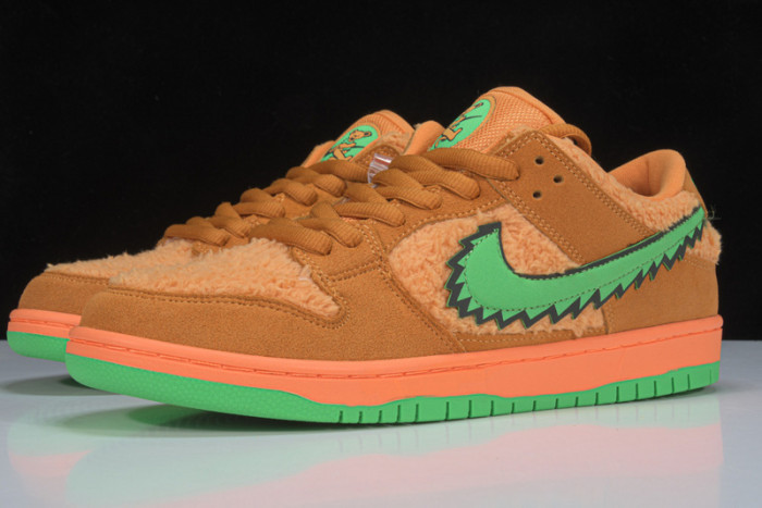 grateful dead x nike sb dunk low“ orange bear” cj5378 800