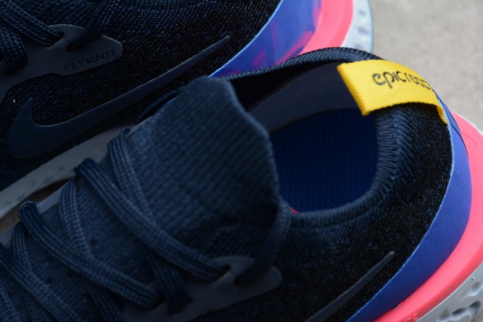 nike epic react flyknit blue aq0067-400