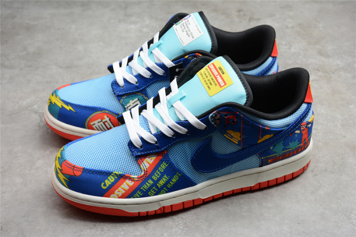 nike sb dunk low retro “firecracker” dd8477-446