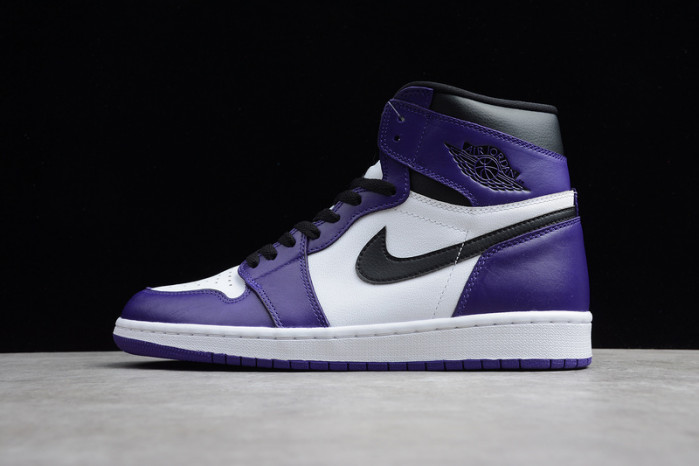 air jordan 1 aj1 court purple white 555088-500
