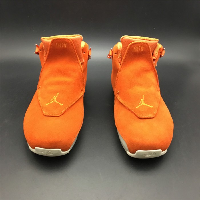 air jordan 18 orange suede aa2494-801
