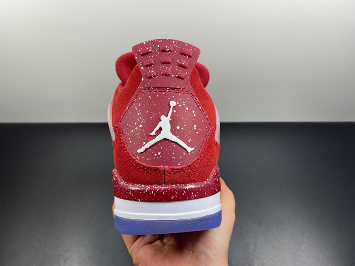 air jordan 4 retro pe red aj4-1032076