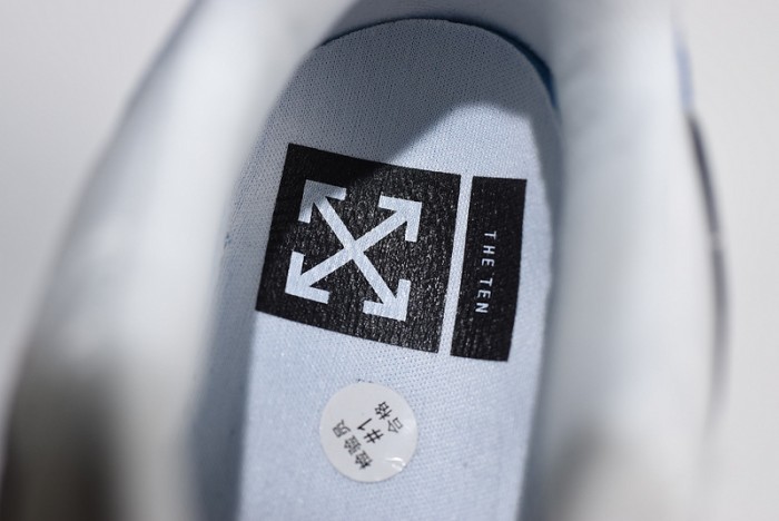 ow x nike m2k tekno white, black & team orange a03108 058