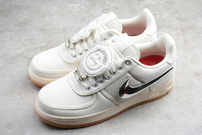 travis scott nike air force 1 low sail aq4211-101