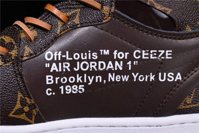 off-w x air jordan 1 x l&v aq0818-202