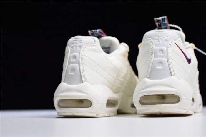 nike air max 95 tt "pull tab" white/ gym blue - gym red aj1844-101