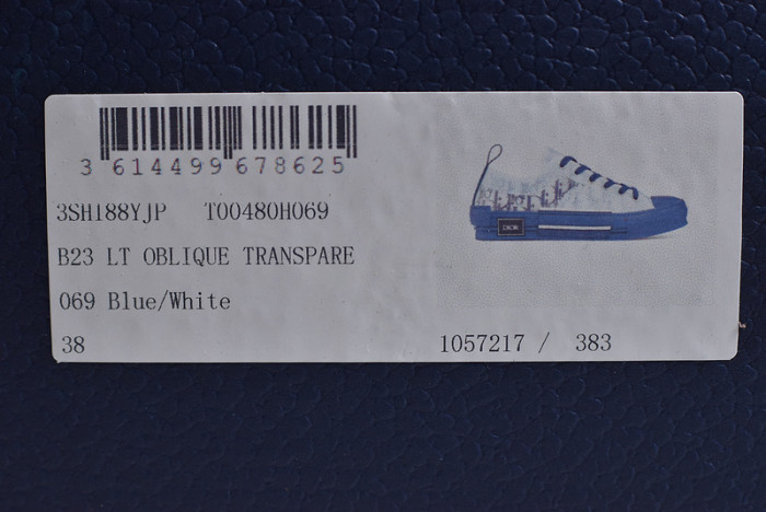 b23 oblique low sneakers t004801-1072