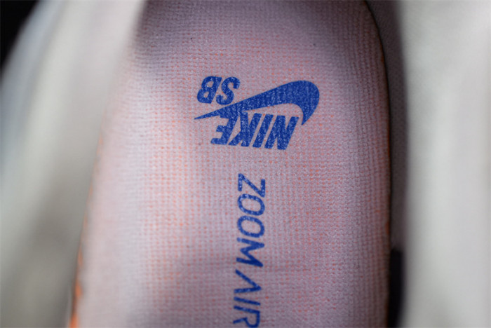 nike sb dunk low prm orange blue grey shoes 854866-025