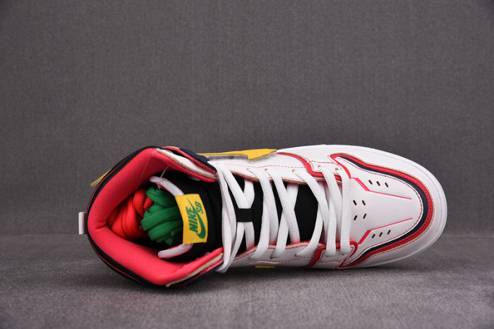 gundam x nik sb dunk high project unicorn dh7717-100