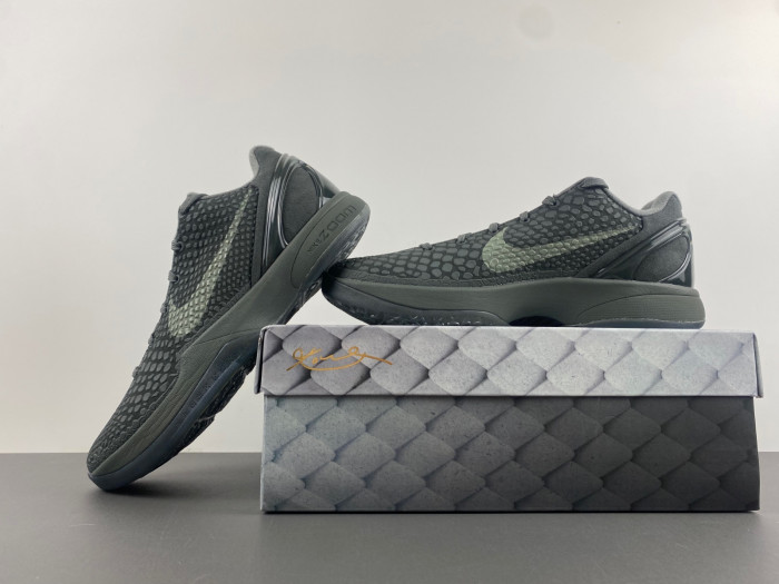 nike kobe 6 black mamba collection fade to black 869457-007