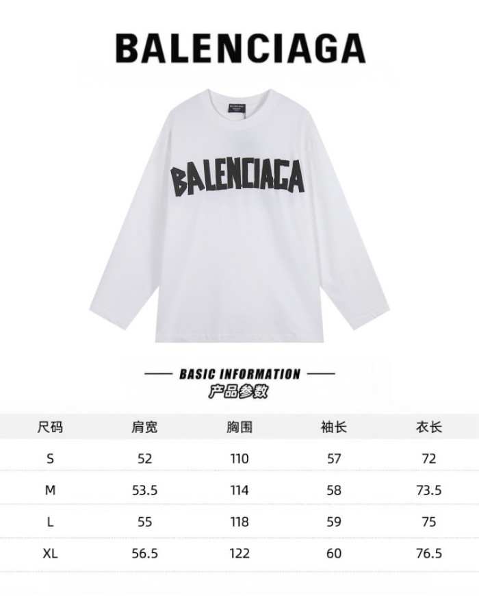 Balenciag* LONG SLEEVES Bh040